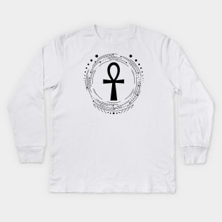 Ankh | Pagan Symbol Kids Long Sleeve T-Shirt